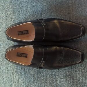 STACY ADAMS Men's Beau Moc Toe Bit Slip-On Loafer
